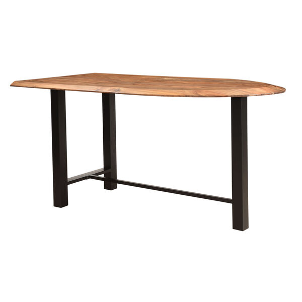 Hill Crest Brown and Black Counter Height Dining Table, image 1