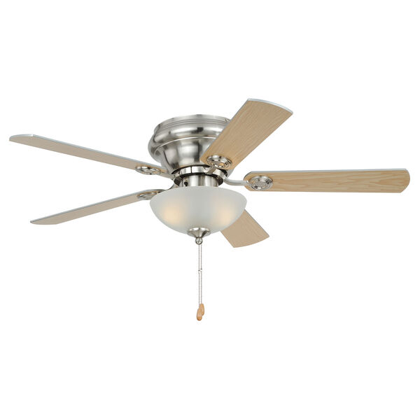 Expo Satin Nickel Two-Light Ceiling Fan, image 4