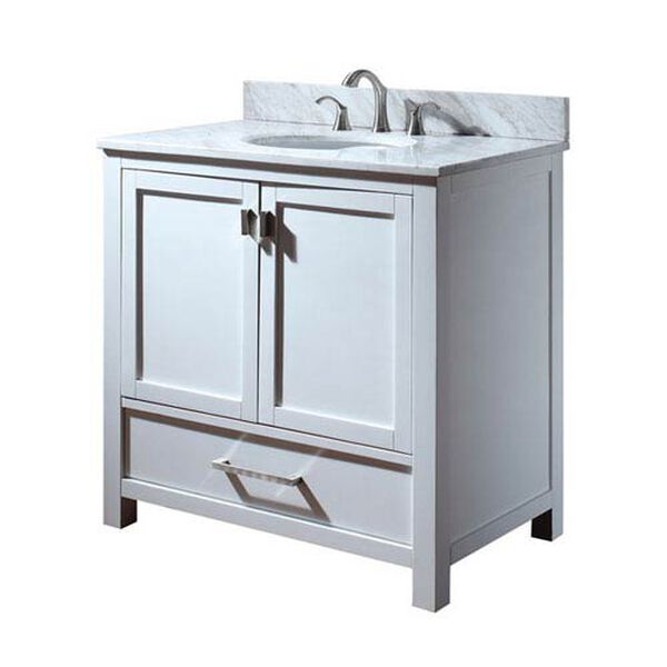 Modero 36-Inch Vanity Only in White Finish, image 2