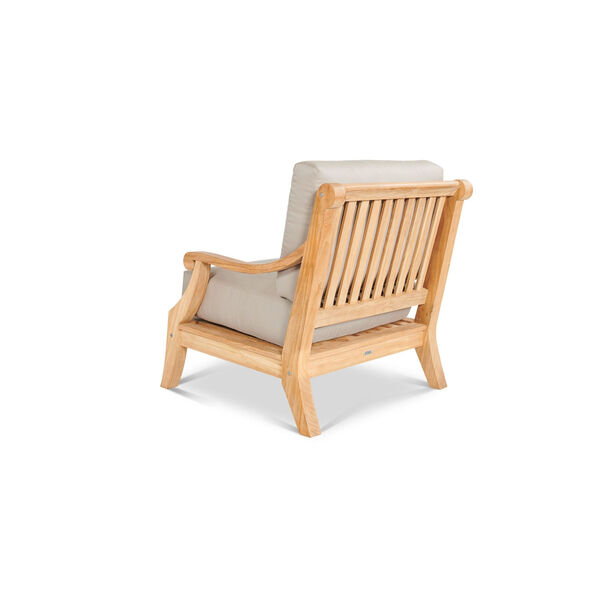 Sonoma Antique Beige Teak Deep Seating Outdoor Club Chair, image 2