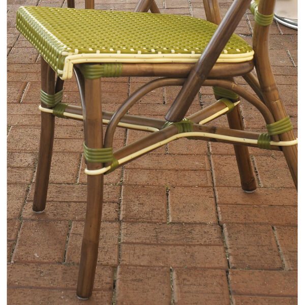 Paris Bistro Green Outdoor Dining Chair, Set of 2, image 3