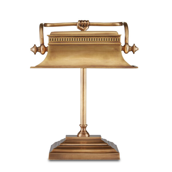 Malvasia Vintage Brass One-Light Desk Lamp, image 1