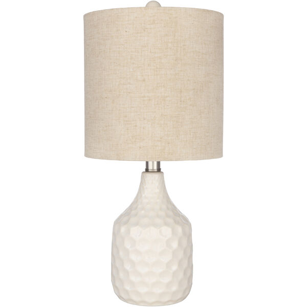 Blakely Ivory and White One-Light Table Lamp, image 1