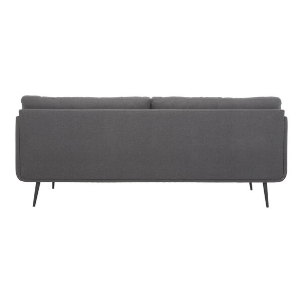 Rodrigo Anthracite and Black 4-Seater Sofa with Foam Cushion, image 5