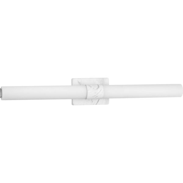 P300151-150-30: Blanco LED Faux White Marble ADA Bath Sconce, image 1