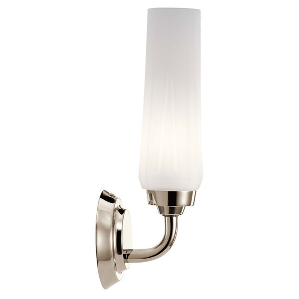 Truby Polished Nickel One-Light Wall Sconce, image 3