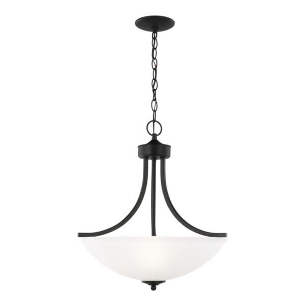 Geary Midnight Black Three-Light Pendant without Bulbs, image 2