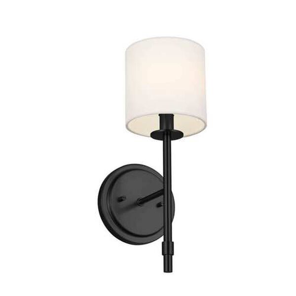 Ali Black One-Light Round Wall Sconce, image 1