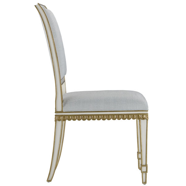 Ines Mist and Antique Gold Side Chair, image 3