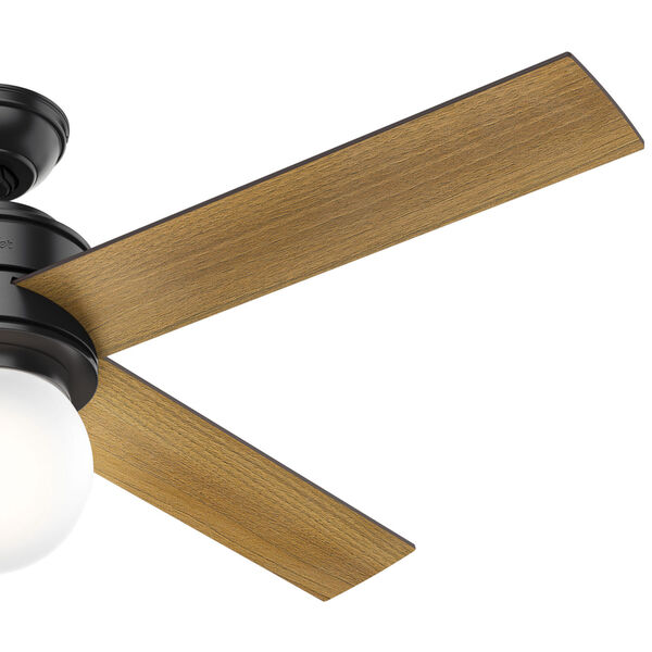 Hepburn Matte Black 52-Inch One-Light LED Adjustable Ceiling Fan, image 6