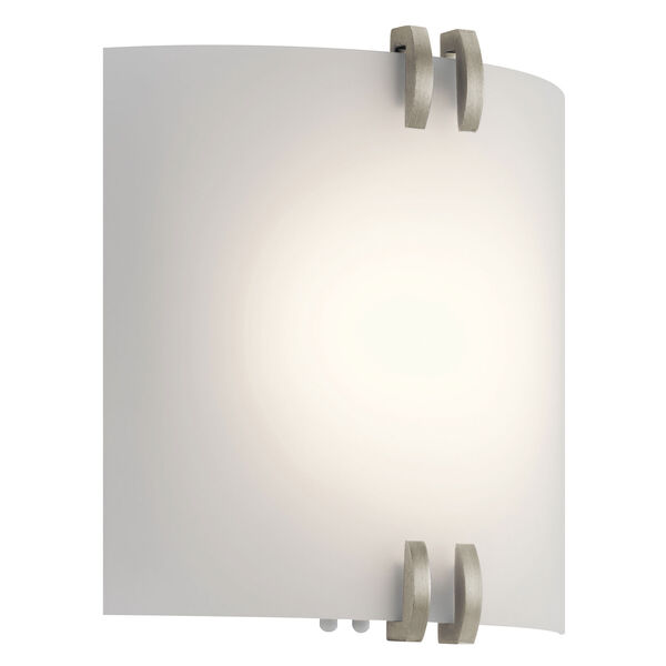 Brushed Nickel 11-Inch Energy Star LED Wall Sconce, image 1