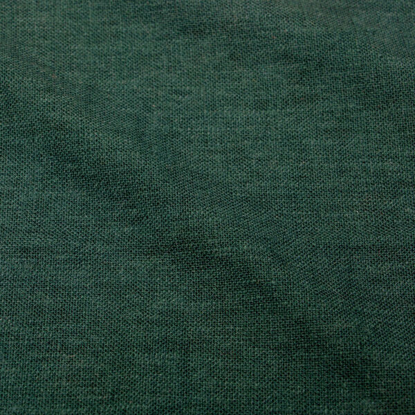 Queen Linen Conifer Green 68-Inch Nail Button Tufted Wingback Bed, image 4