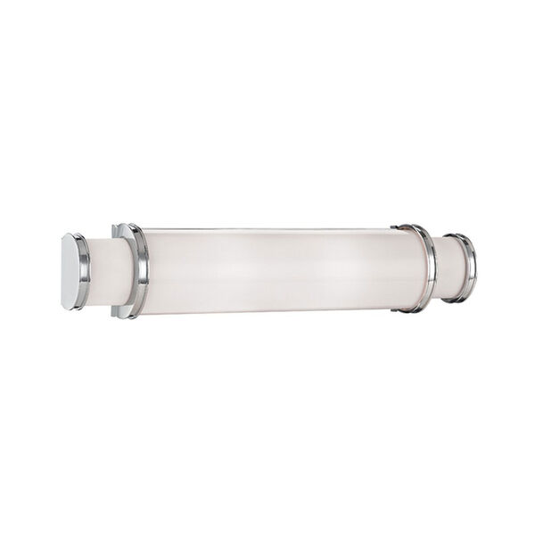 Malcolm Polished Nickel 5-Inch Two-Light Bath Sconce, image 1