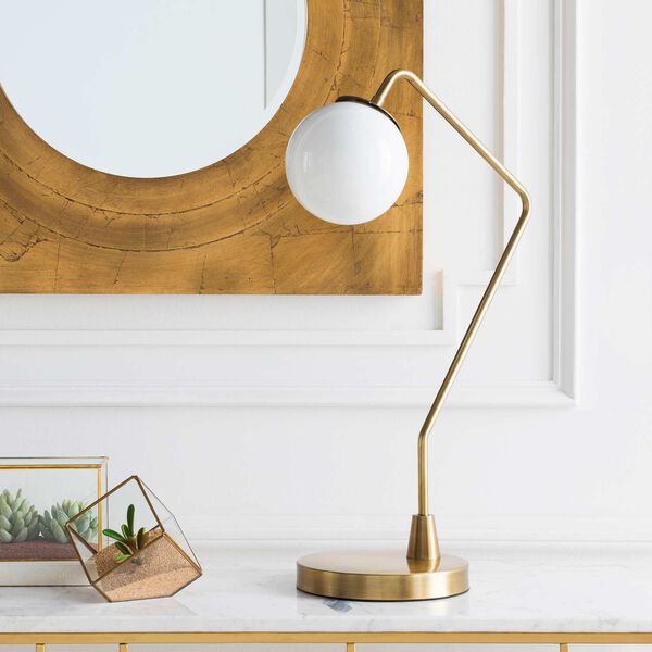 Unnati Brass One-Light Table Lamp, image 2