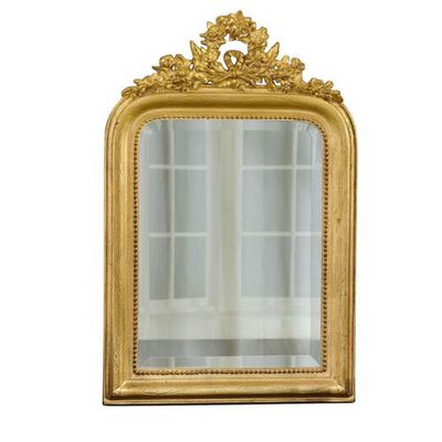 Hickory Manor House French Mirror/Gold Leaf 