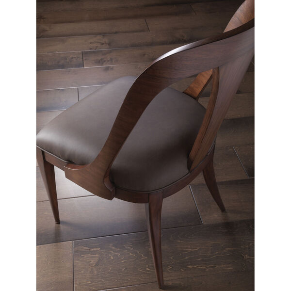 Signature Designs Walnut Beale Low Back Side Chair, image 3