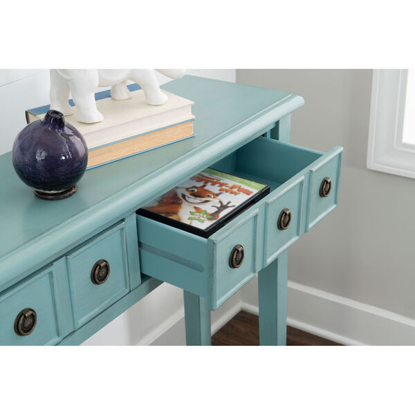Aubrey Teal Long Console, image 8