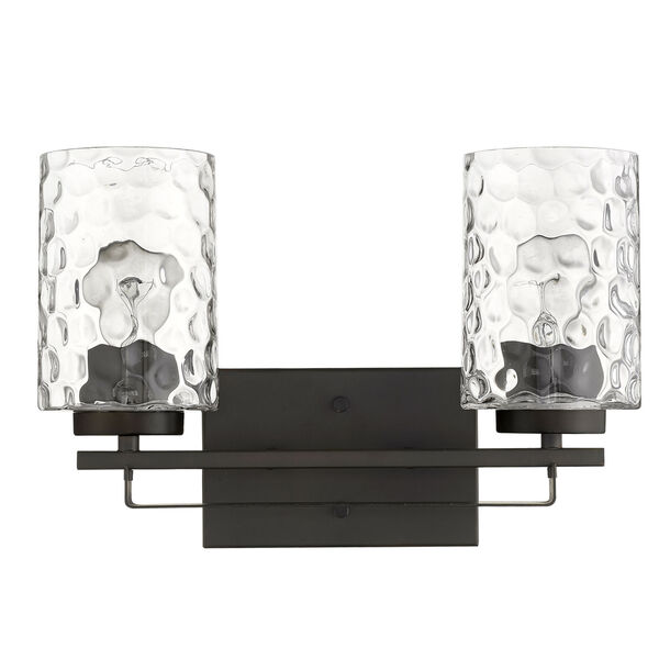 Livvy Oil-Rubbed Bronze Two-Light Bath Vanity, image 3