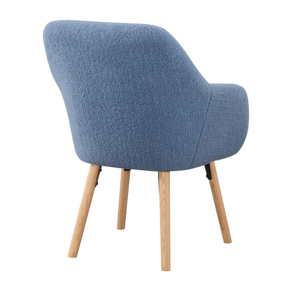 Take a Seat Charlotte Sherpa Blue Accent Chair, image 6