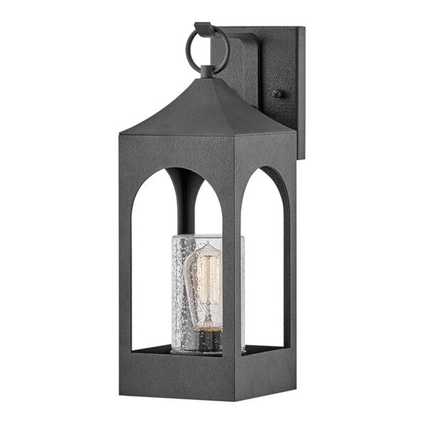 Amina Distressed Zinc 6-Inch One-Light Outdoor Wall Mount, image 1