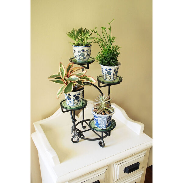 Wrought Iron Cascading Plant Stand, image 2