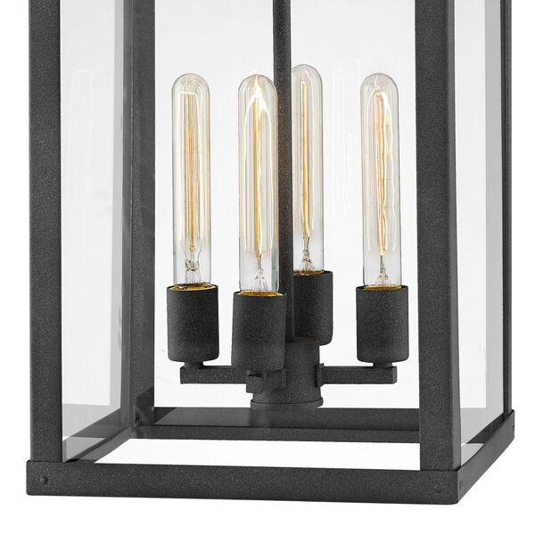 Porter Aged Zinc LED Four-Light Outdoor Pendant, image 3