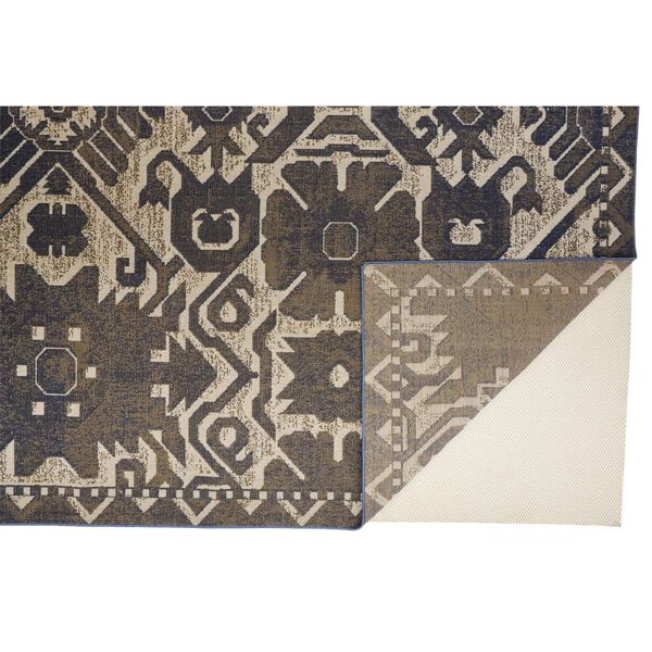 Foster Blue Brown Ivory Rectangular 6 Ft. 5 In. x 9 Ft. 6 In. Area Rug, image 6