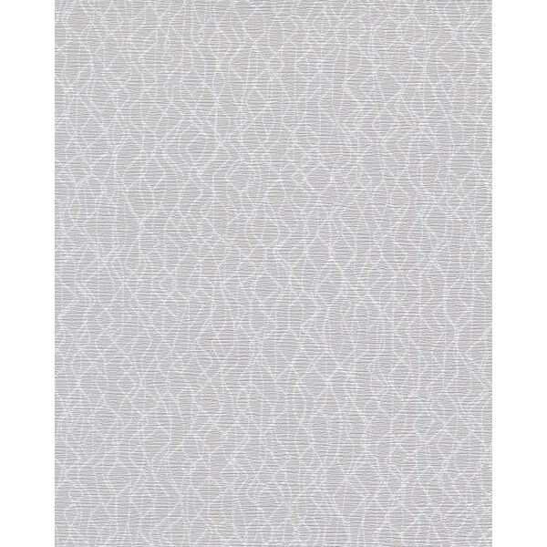 Candice Olson Terrain White and Off White Live Wire Wallpaper - SAMPLE SWATCH ONLY, image 1