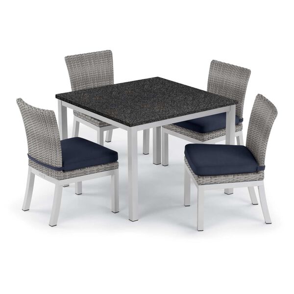 Argento Midnight Blue Outdoor Side Chair, Set of Two, image 3