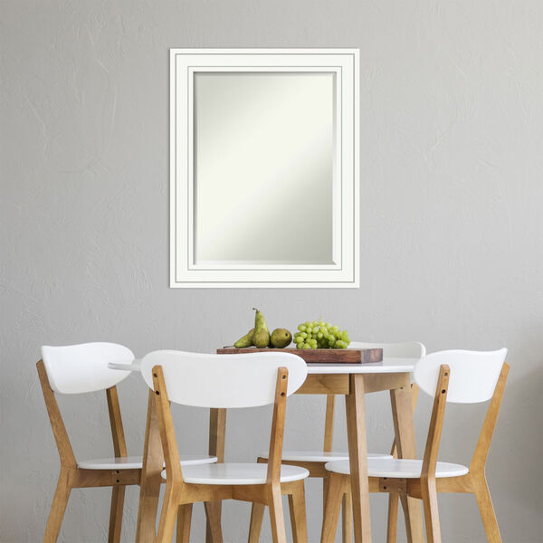 Craftsman White 23W X 29H-Inch Decorative Wall Mirror, image 5