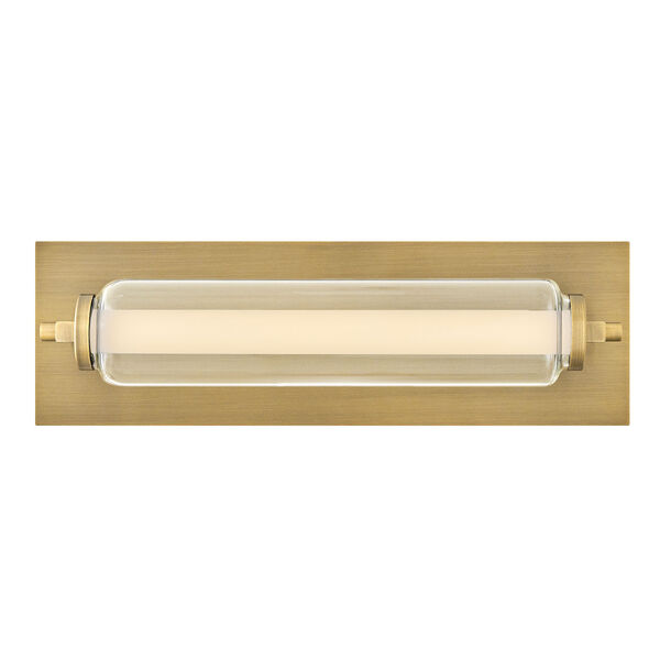 Lucien Lacquered Brass Small Integrated LED Bath Strip, image 2