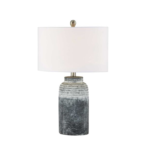 Dunn Chalky Charcoal Grey One-Light Table Lamp, image 1