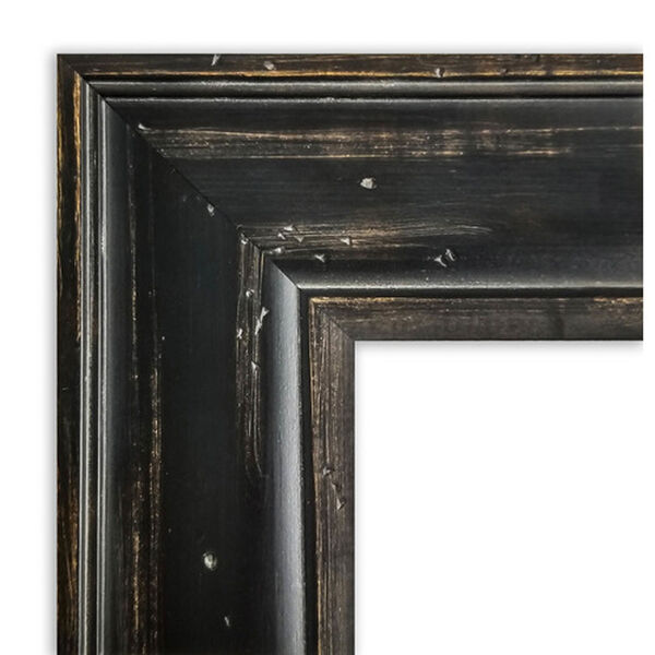 Rustic Pine Black 33-Inch Wall Mirror, image 3