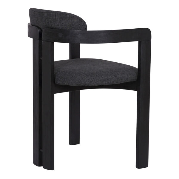 Jazmin Charcoal with Black Dining Chair, Set of Two, image 5