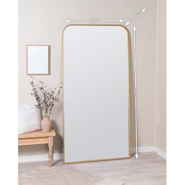 Amberly Gold Full Length Wall Mirror, image 5
