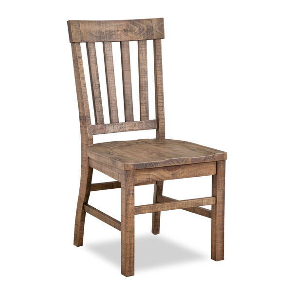 Willoughby Dining Side Chair Wood Seat and Wood Slat Back in Weathered Barley, image 1