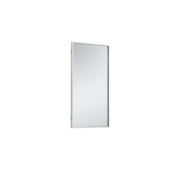 Eternity Silver 20-Inch Rectangular Mirror with Metal Frame, image 4