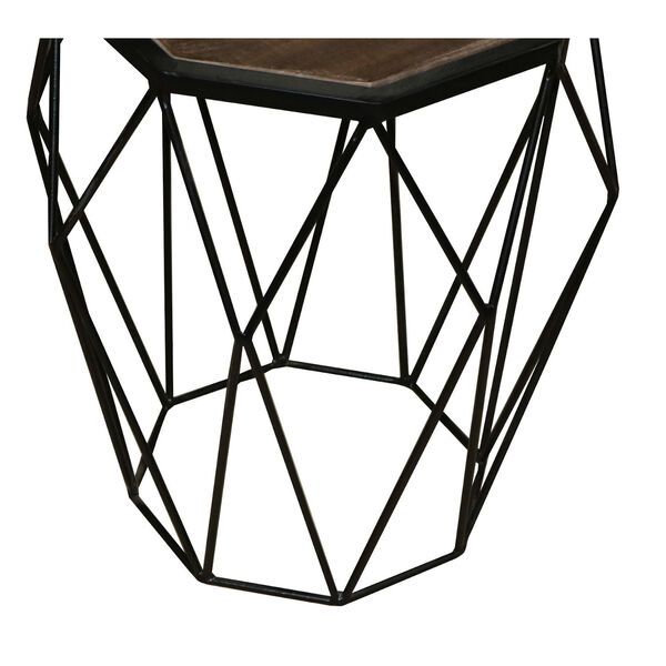 Outbound Tan and Dark Gray Chairside Table, image 3