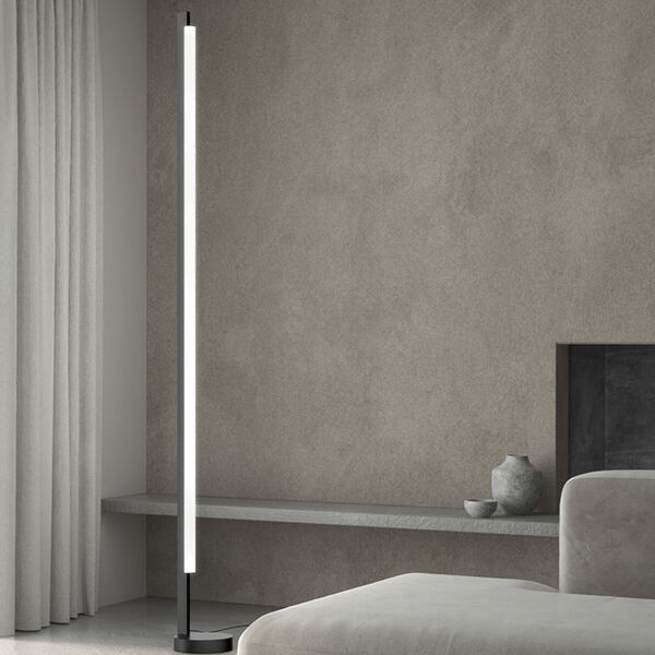 Keel Satin White LED Floor Lamp, image 2