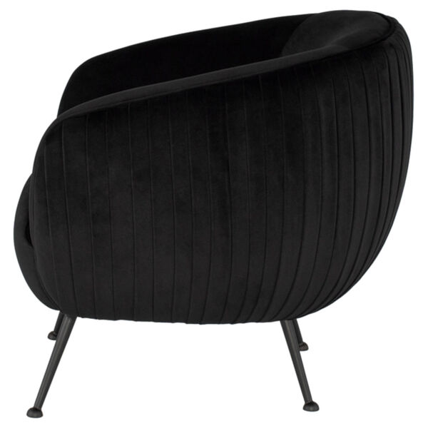 Sofia Matte Black Occasional Chair, image 3
