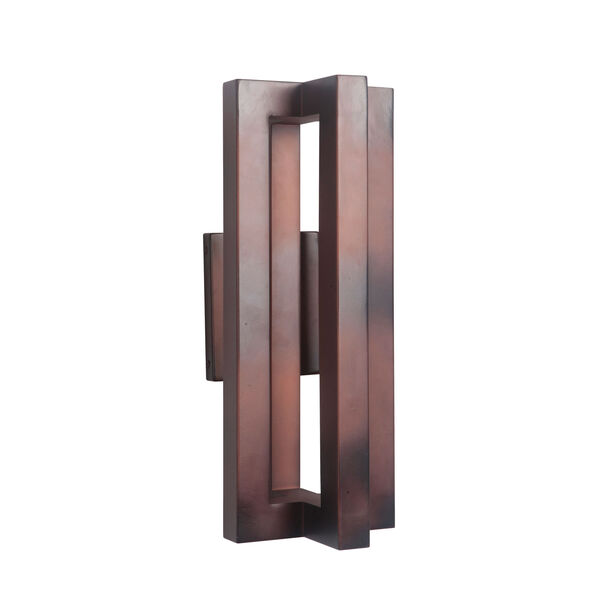 Kai Aged Copper 7-Inch Outdoor LED Outdoor Wall Mount, image 1