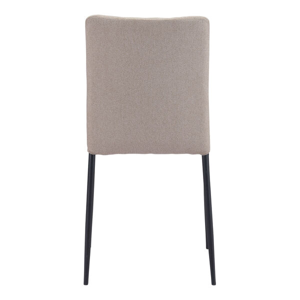 Harve Beige and Black Dining Chair, Set of Two, image 5