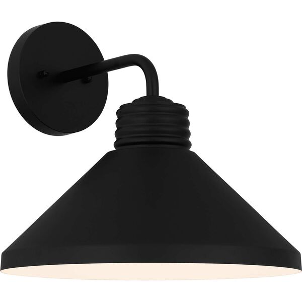 Rencher Matte Black One-Light Outdoor Wall Mount, image 1