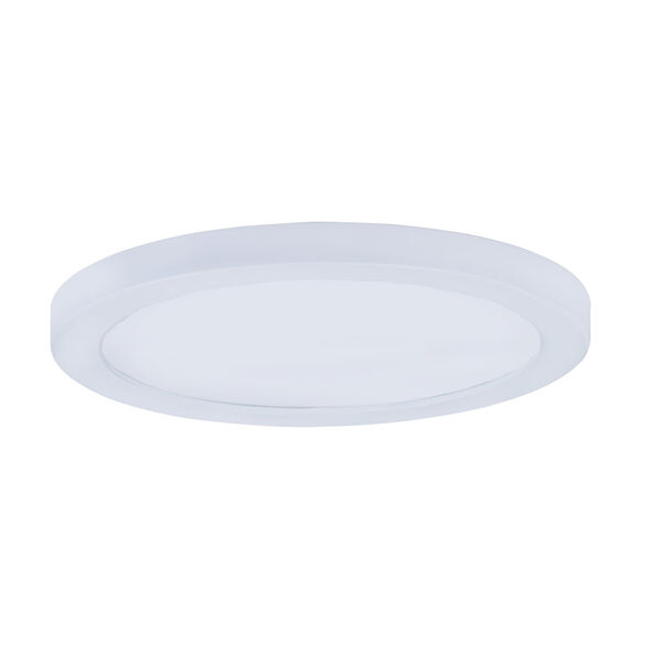 Wafer LED White Seven-Inch LED Flush Mount, image 1