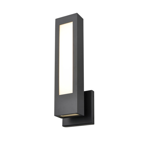 Powder Coated Black Five-Inch LED Outdoor Wall Mount, image 3