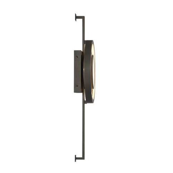 Tribeca Smoked Iron and Soft Brass 12-Inch LED Wall Sconce, image 3
