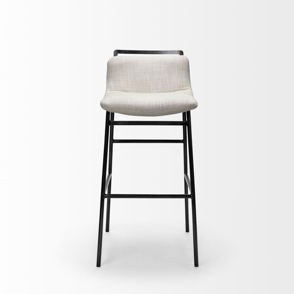 Kavalan Cream Upholstered Seat Counter Height Stool, image 2