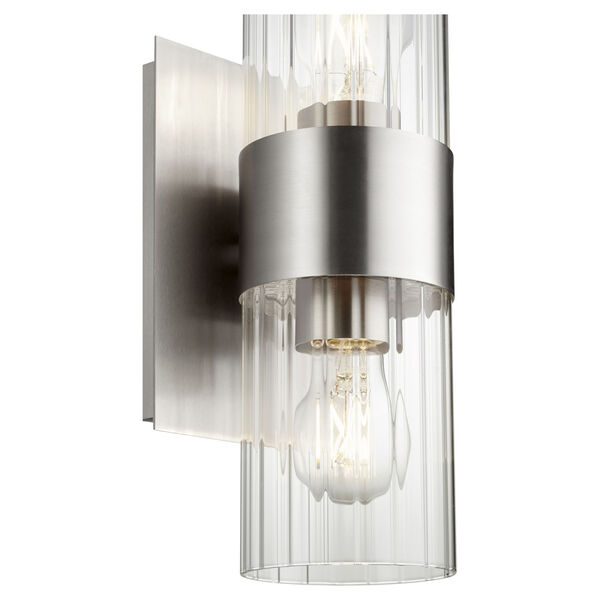 Satin Nickel Two-Light Wall Sconce, image 2