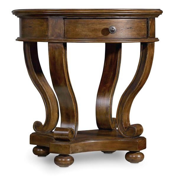 Archivist Round Accent End Table, image 1