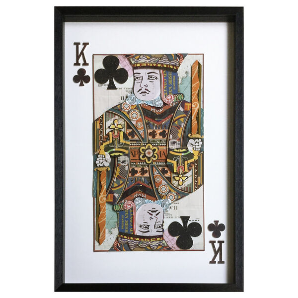 King of Clubs Framed Wall Art, image 1